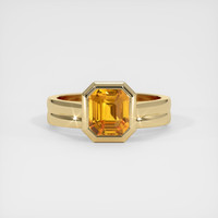 2.53 Ct. Sapphire Ring, 18K Yellow Gold 1