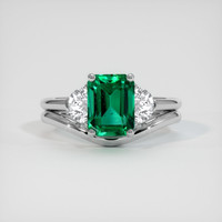 1.91 Ct. Emerald Ring, Platinum 950 1