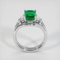 2.87 Ct. Emerald Ring, Platinum 950 3