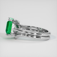 2.87 Ct. Emerald Ring, Platinum 950 4