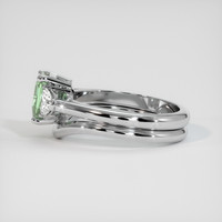 1.36 Ct. Green Sapphire Ring, Platinum 950 4