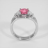 2.02 Ct. Padparadscha Sapphire Ring, 14K White Gold 3