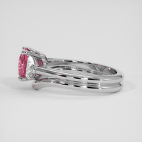 2.02 Ct. Padparadscha Sapphire Ring, 14K White Gold 4