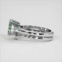 1.71 Ct. Sapphire Ring, 18K White Gold 4
