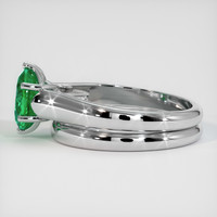 1.22 Ct. Emerald Ring, Platinum 950 4