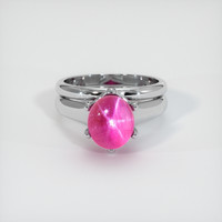 7.60 Ct. Ruby Ring, Platinum 950 1