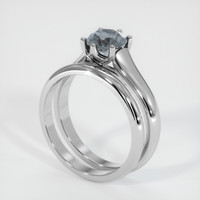 1.33 Ct. Sapphire Ring, Platinum 950 3
