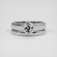 1.79 Ct. Green Sapphire Ring, Platinum 950 1