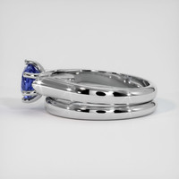 1.12 Ct. Blue Sapphire Ring, 10K White Gold 4