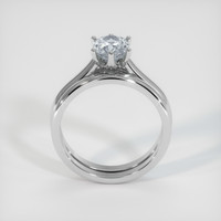1.18 Ct. Grey Sapphire Ring, 10K White Gold 3