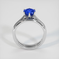 1.26 Ct. Blue Sapphire Ring, 10K White Gold 3