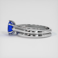 1.26 Ct. Blue Sapphire Ring, 10K White Gold 4
