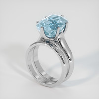 7.08 Ct. Gemstone Ring, 18K White Gold 2