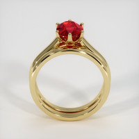 2.13 Ct. Ruby Ring, 10K Yellow Gold 3