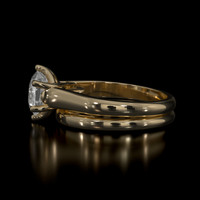 2.24 Ct. White Sapphire Ring, 10K Yellow Gold 4