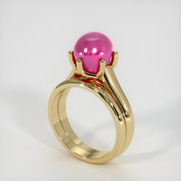 7.60 Ct. Ruby Ring, 14K Yellow Gold 2