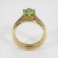 1.95 Ct. Green Sapphire Ring, 14K Yellow Gold 3