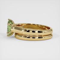 1.95 Ct. Green Sapphire Ring, 14K Yellow Gold 4