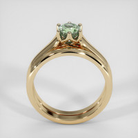 0.63 Ct. Sapphire Ring, 14K Yellow Gold 3