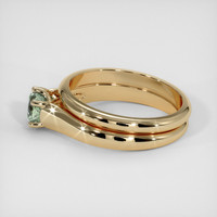0.63 Ct. Sapphire Ring, 14K Yellow Gold 4