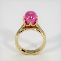 7.60 Ct. Ruby Ring, 18K Yellow Gold 3