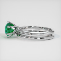 1.29 Ct. Emerald Ring, Platinum 950 4