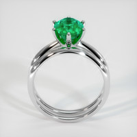 1.82 Ct. Emerald Ring, Platinum 950 3