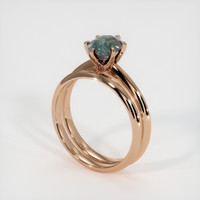 1.70 Ct. Sapphire Ring, 14K Rose Gold 2