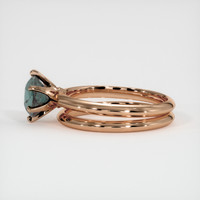 1.70 Ct. Sapphire Ring, 14K Rose Gold 4