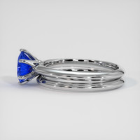 1.26 Ct. Blue Sapphire Ring, 10K White Gold 4