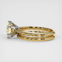2.54 Ct. Sapphire Ring, 14K White & Yellow 4