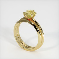 1.26 Ct. Yellow Sapphire Ring, 10K Yellow Gold 2