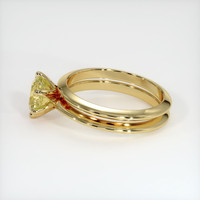 1.26 Ct. Yellow Sapphire Ring, 10K Yellow Gold 4