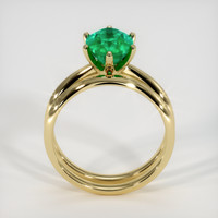 1.82 Ct. Emerald Ring, 18K Yellow Gold 3