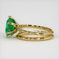 1.82 Ct. Emerald Ring, 18K Yellow Gold 4