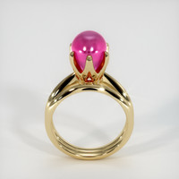 7.60 Ct. Ruby Ring, 18K Yellow Gold 3