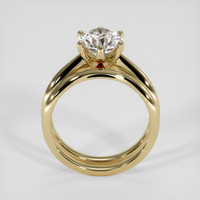 1.53 Ct. White Sapphire Ring, 18K Yellow Gold 3
