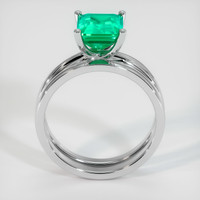 1.68 Ct. Emerald Ring, Platinum 950 3