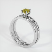 0.75 Ct. Sapphire Ring, Platinum 950 2