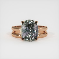 5.69 Ct. Sapphire Ring, 18K Rose Gold 1