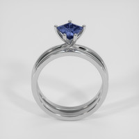 1.14 Ct. Blue Sapphire Ring, Silver 3