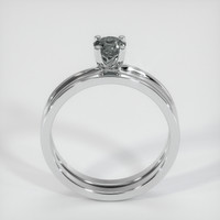 0.62 Ct. Sapphire Ring, 14K White Gold 3