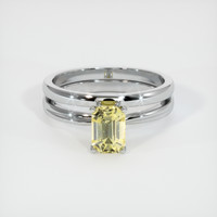 1.59 Ct. Sapphire Ring, 14K White Gold 1