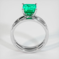 1.68 Ct. Emerald Ring, 18K White Gold 3