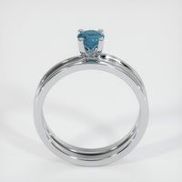 0.61 Ct. Sapphire Ring, 18K White Gold 3