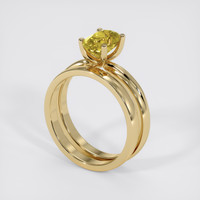 1.52 Ct. Bi Color Sapphire Ring, 18K Yellow Gold 2