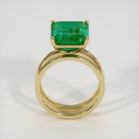 5.98 Ct. Emerald Ring, 18K Yellow Gold 3