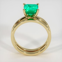 1.68 Ct. Emerald Ring, 18K Yellow Gold 3