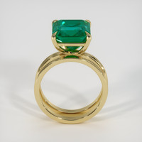 5.27 Ct. Emerald Ring, 18K Yellow Gold 3