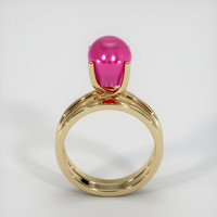 7.60 Ct. Ruby Ring, 18K Yellow Gold 3